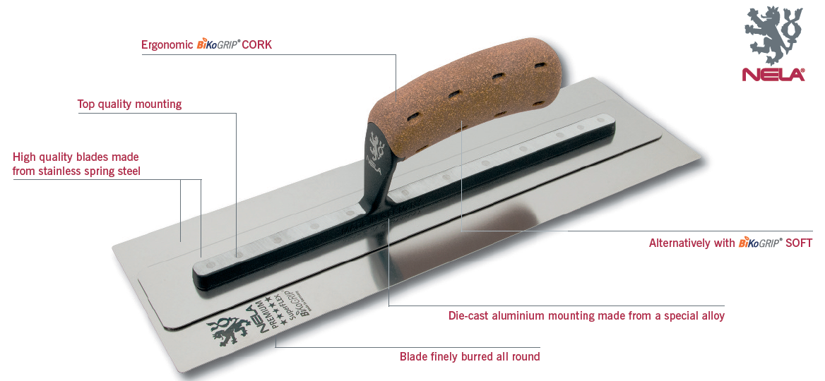 The Nela SuperFlex Plastering Trowel - Plasterers News